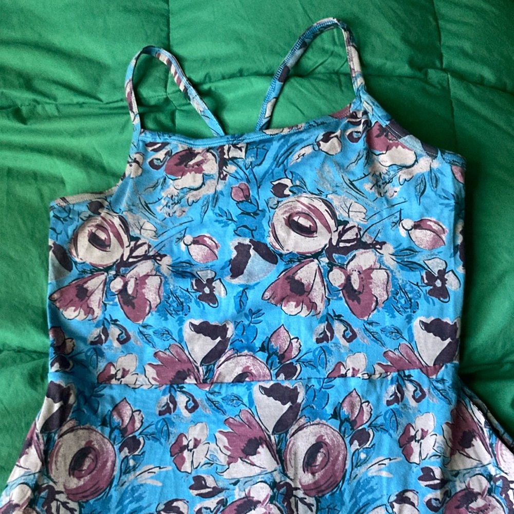 Pact racer back dress, size L